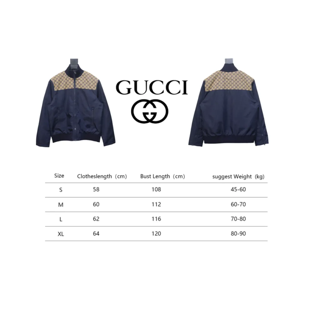 Gucci Double G jacquard patchwork jacket