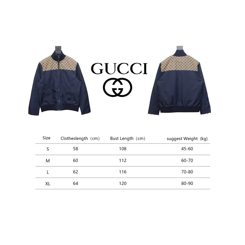Gucci Double G jacquard patchwork jacket