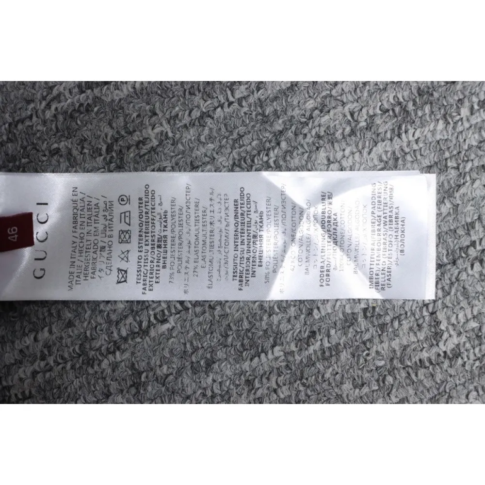 Gucci gray and purple reversible hooded jacket
