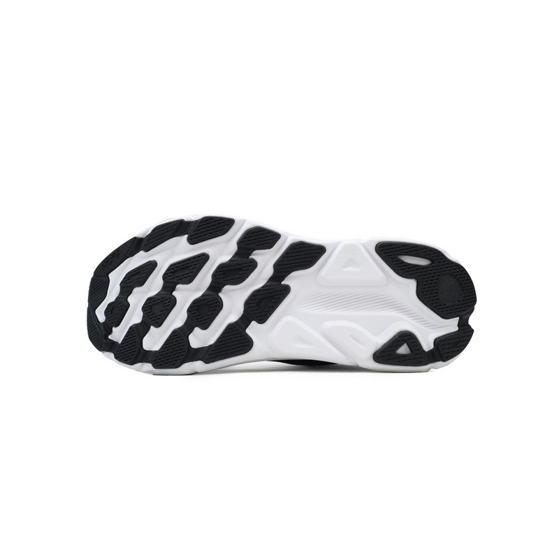 HOKA Clifton 9 2E Wide 'Black White'