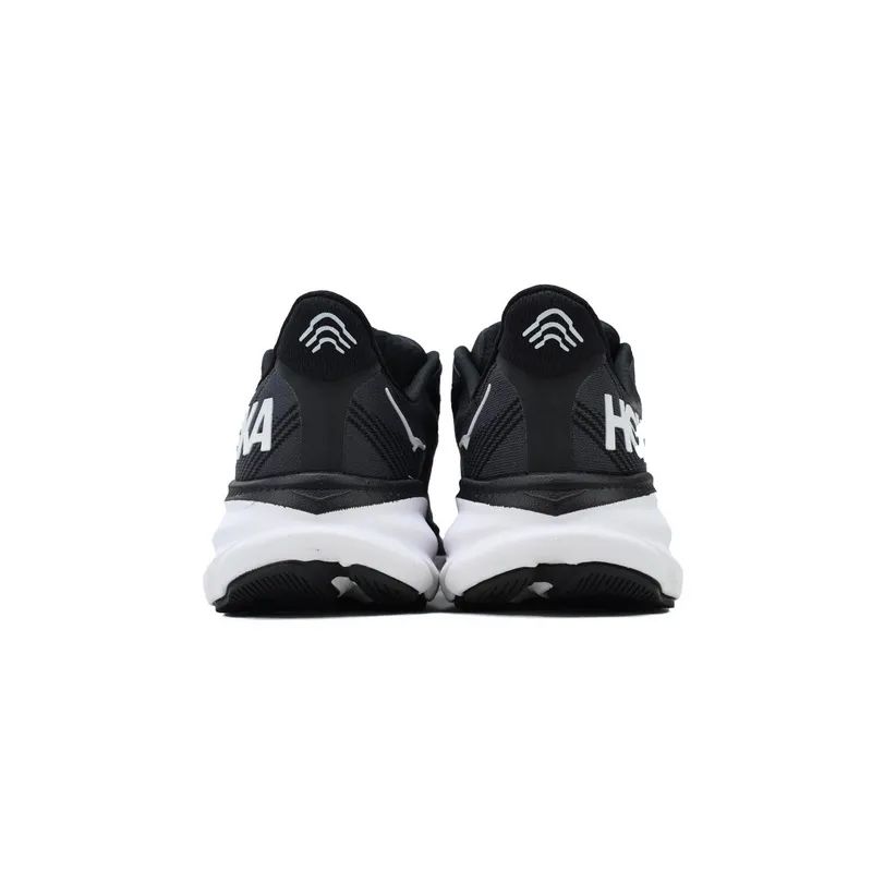 HOKA Clifton 9 2E Wide 'Black White'