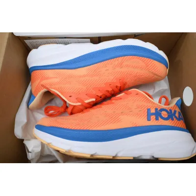 HOKA Clifton 9 2E Wide 'Vibrant Orange Impala' 02