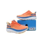 HOKA Clifton 9 2E Wide 'Vibrant Orange Impala'
