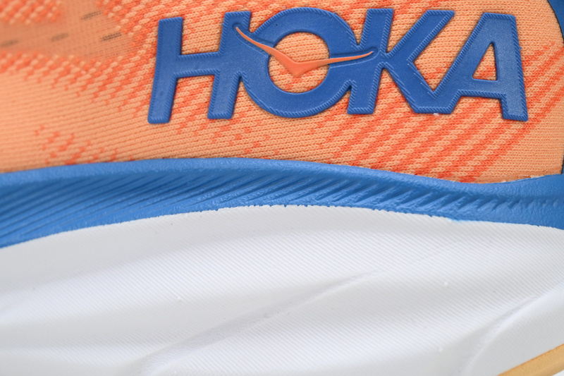 HOKA Clifton 9 2E Wide 'Vibrant Orange Impala'