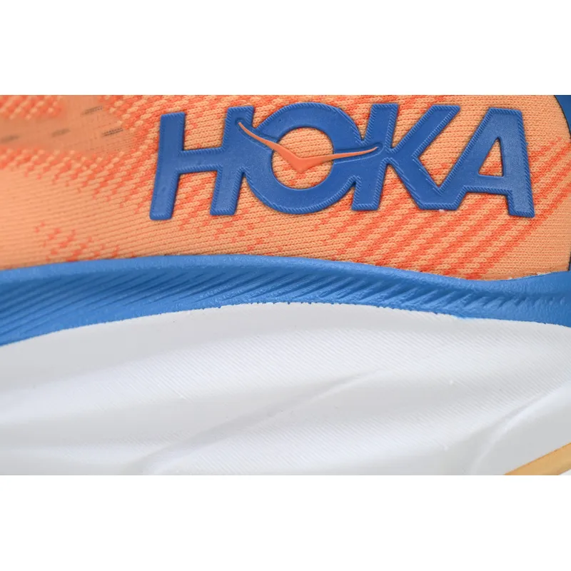 HOKA Clifton 9 2E Wide 'Vibrant Orange Impala'