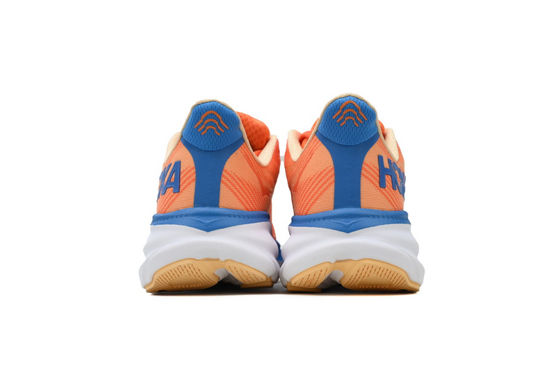 HOKA Clifton 9 2E Wide 'Vibrant Orange Impala'