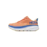 HOKA Clifton 9 2E Wide 'Vibrant Orange Impala'