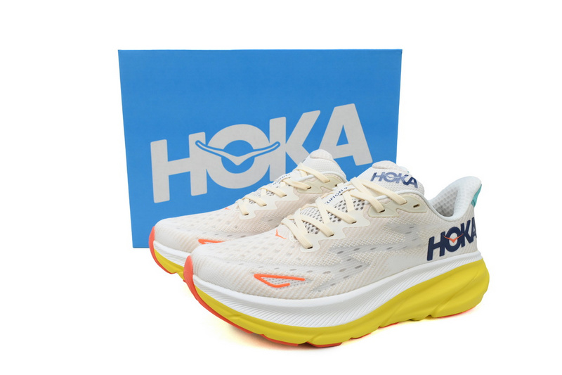 HOKA Clifton 9 'Eggnog Passion Fruit'
