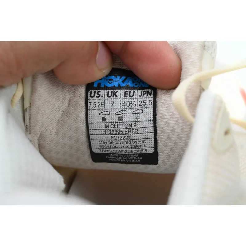 HOKA Clifton 9 'Eggnog Passion Fruit'