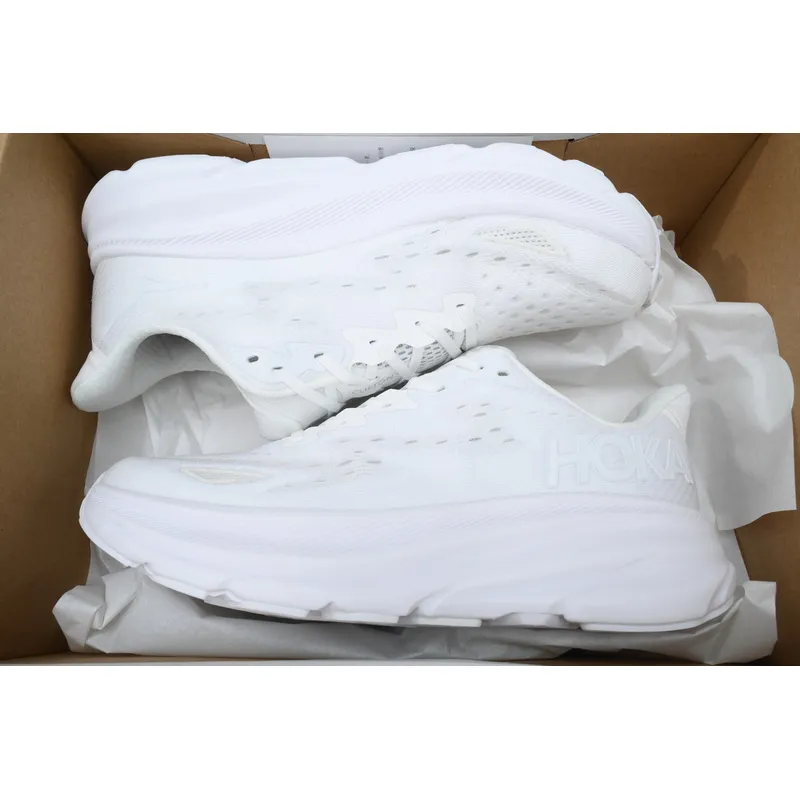 HOKA Clifton 9 'Triple White'