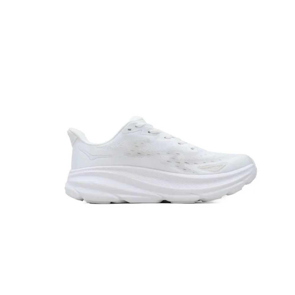 HOKA Clifton 9 'Triple White'