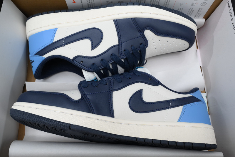 XH Air Jordan 1 Retro Low OG 'Obsidian UNC'