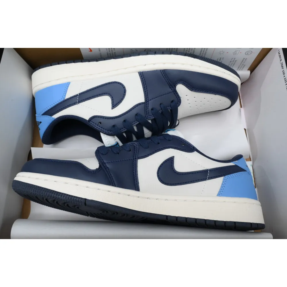 XH Air Jordan 1 Retro Low OG 'Obsidian UNC'