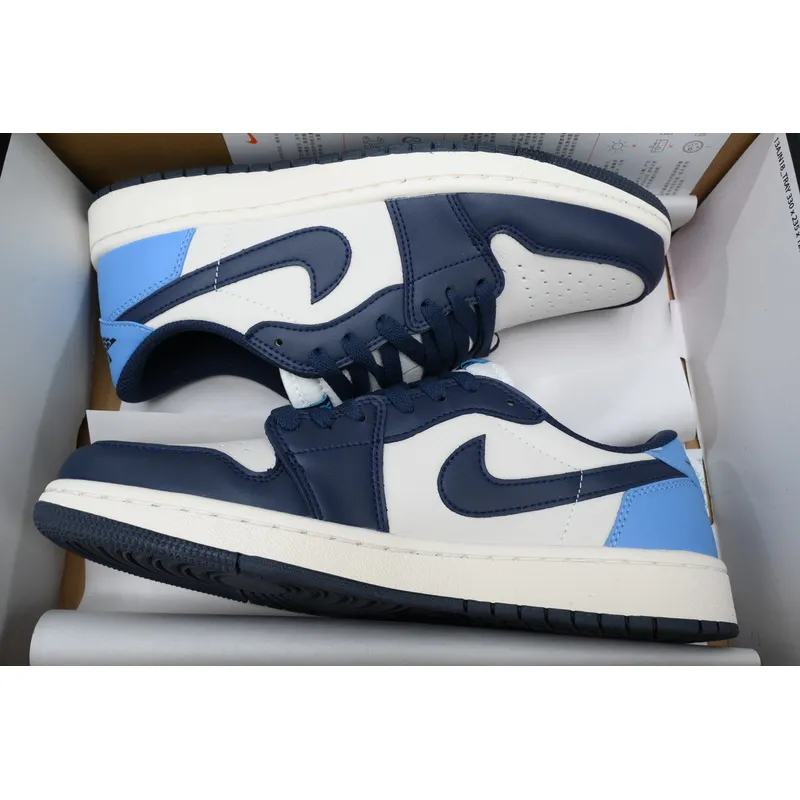 XH Air Jordan 1 Retro Low OG 'Obsidian UNC'