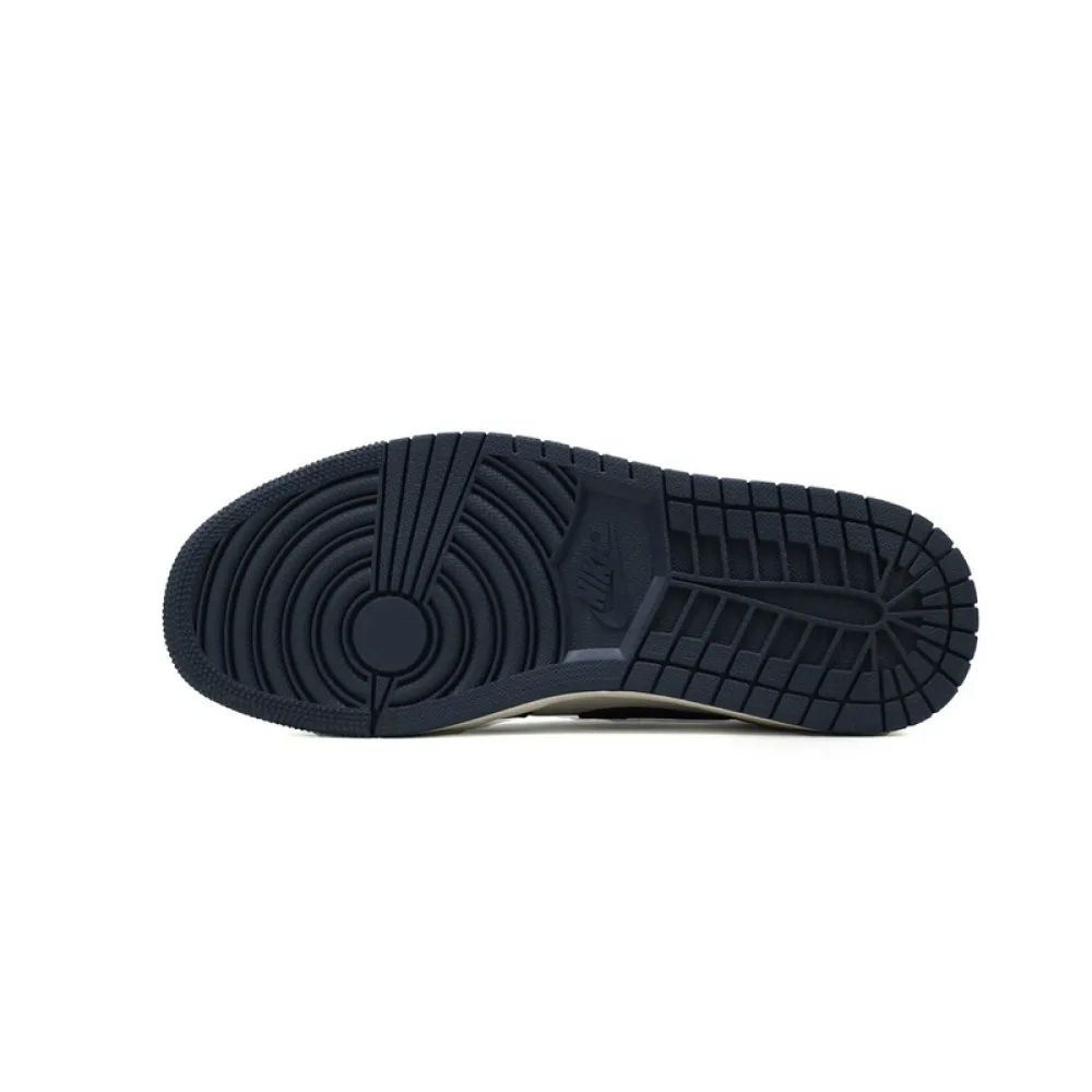 XH Air Jordan 1 Retro Low OG 'Obsidian UNC'
