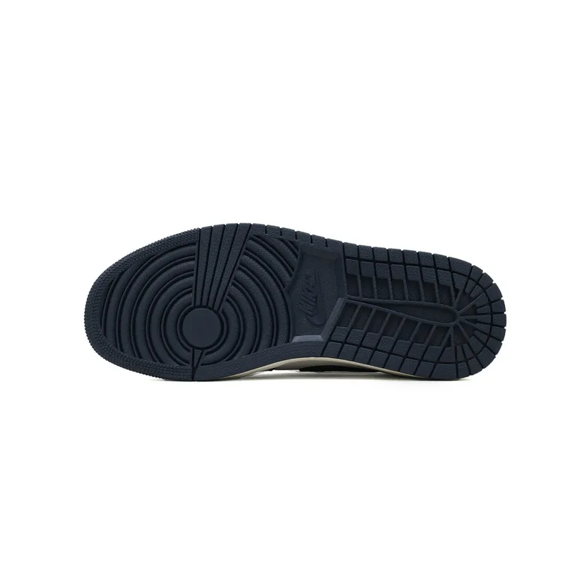 XH Air Jordan 1 Retro Low OG 'Obsidian UNC'