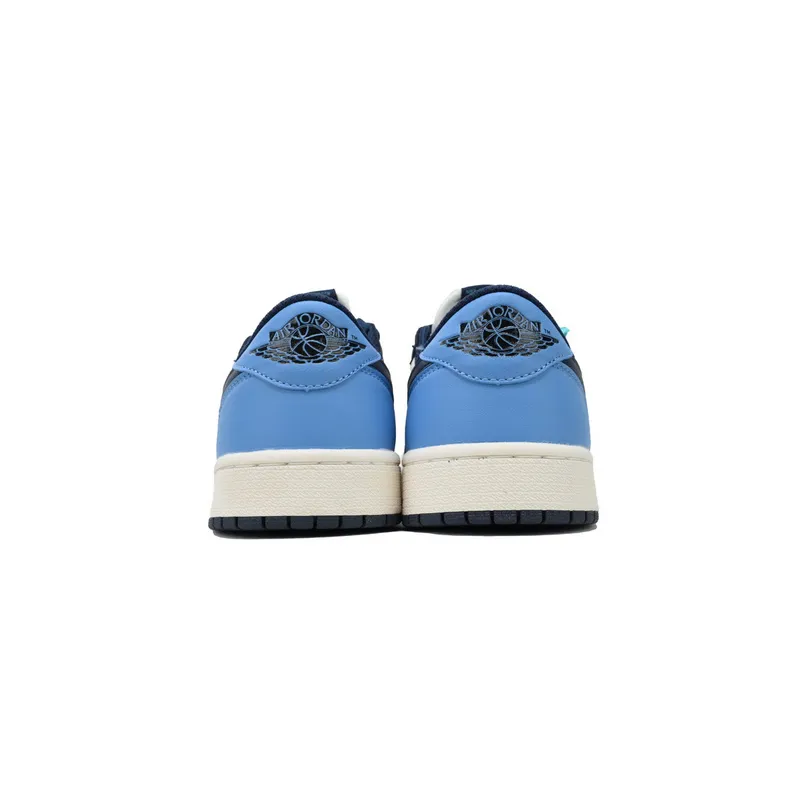 XH Air Jordan 1 Retro Low OG 'Obsidian UNC'