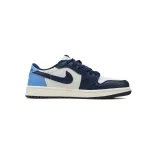 XH Air Jordan 1 Retro Low OG 'Obsidian UNC'