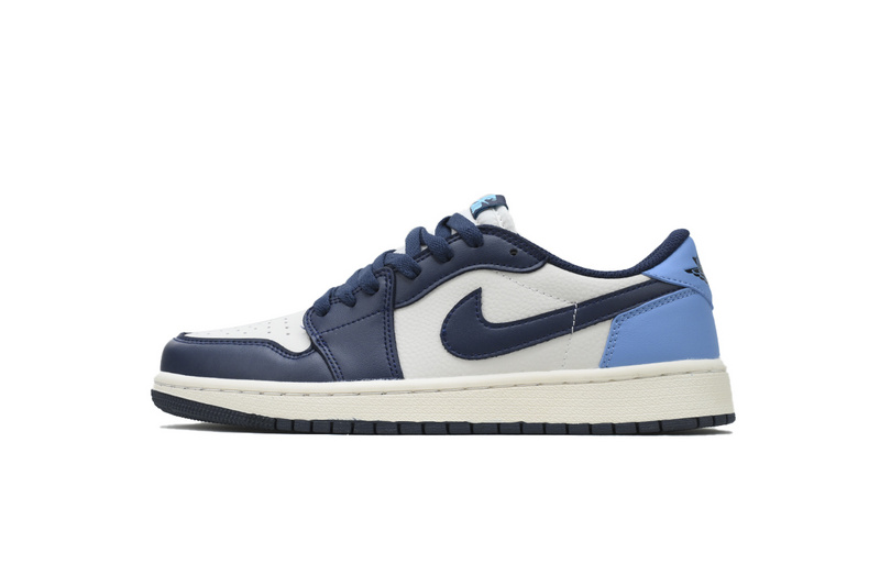 XH Air Jordan 1 Retro Low OG 'Obsidian UNC'
