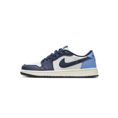 XH Air Jordan 1 Retro Low OG 'Obsidian UNC' 01