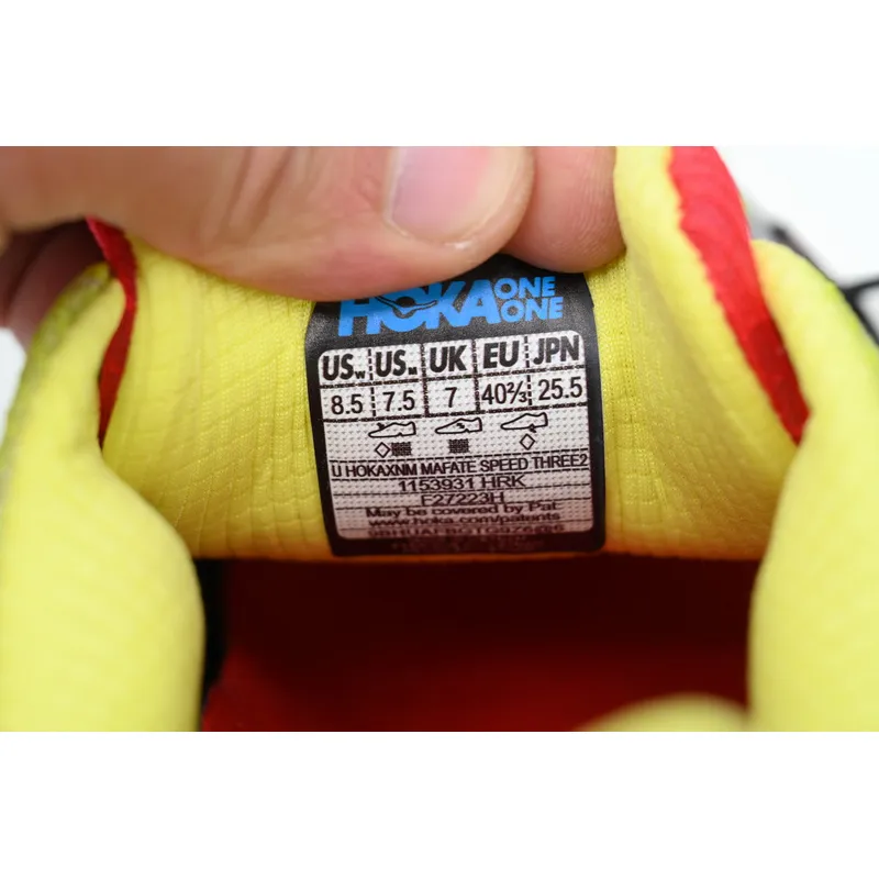Nicole McLaughlin x HOKA ONE ONE Black Red