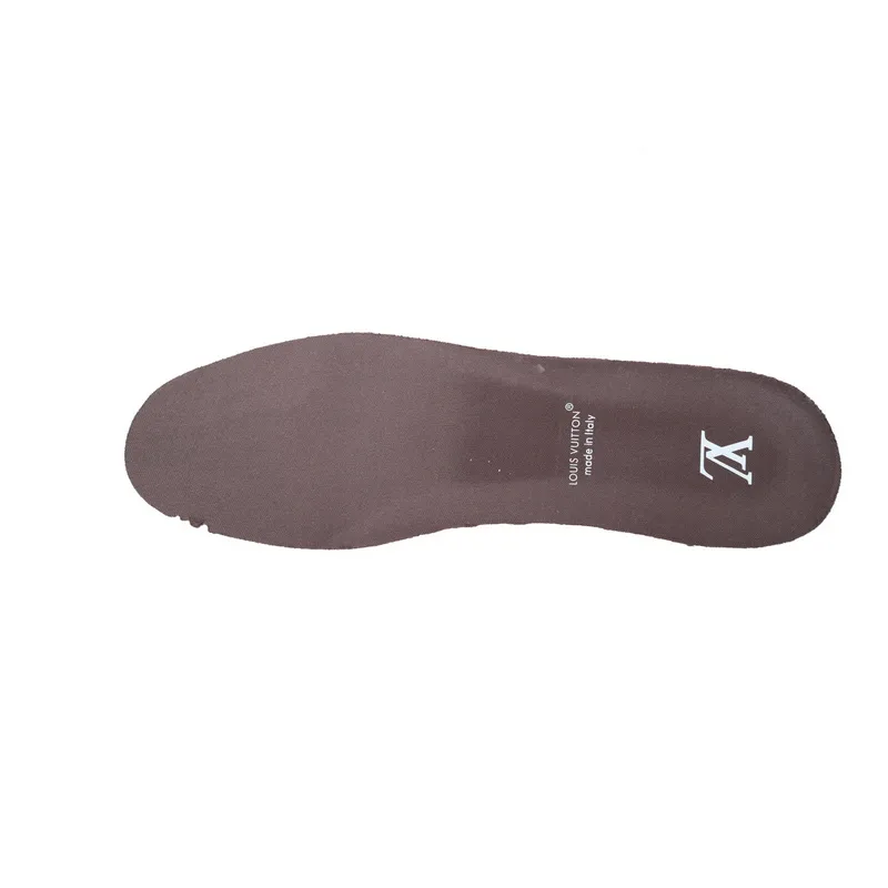 LOUIS VUITTON Trainer black, grey and white diamond