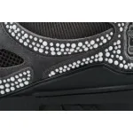 LOUIS VUITTON Trainer black, grey and white diamond