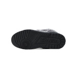 LOUIS VUITTON Trainer black, grey and white diamond