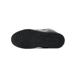 LOUIS VUITTON Trainer black, grey and white diamond