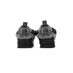 LOUIS VUITTON Trainer black, grey and white diamond