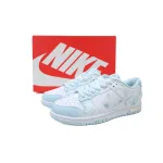 Nike Dunk Low Imperial Dragon Blue and White