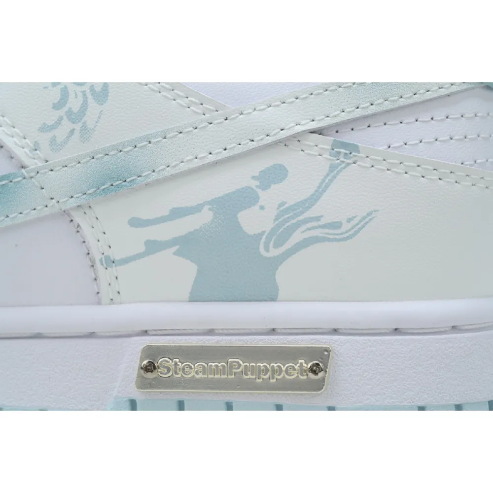 Nike Dunk Low Imperial Dragon Blue and White