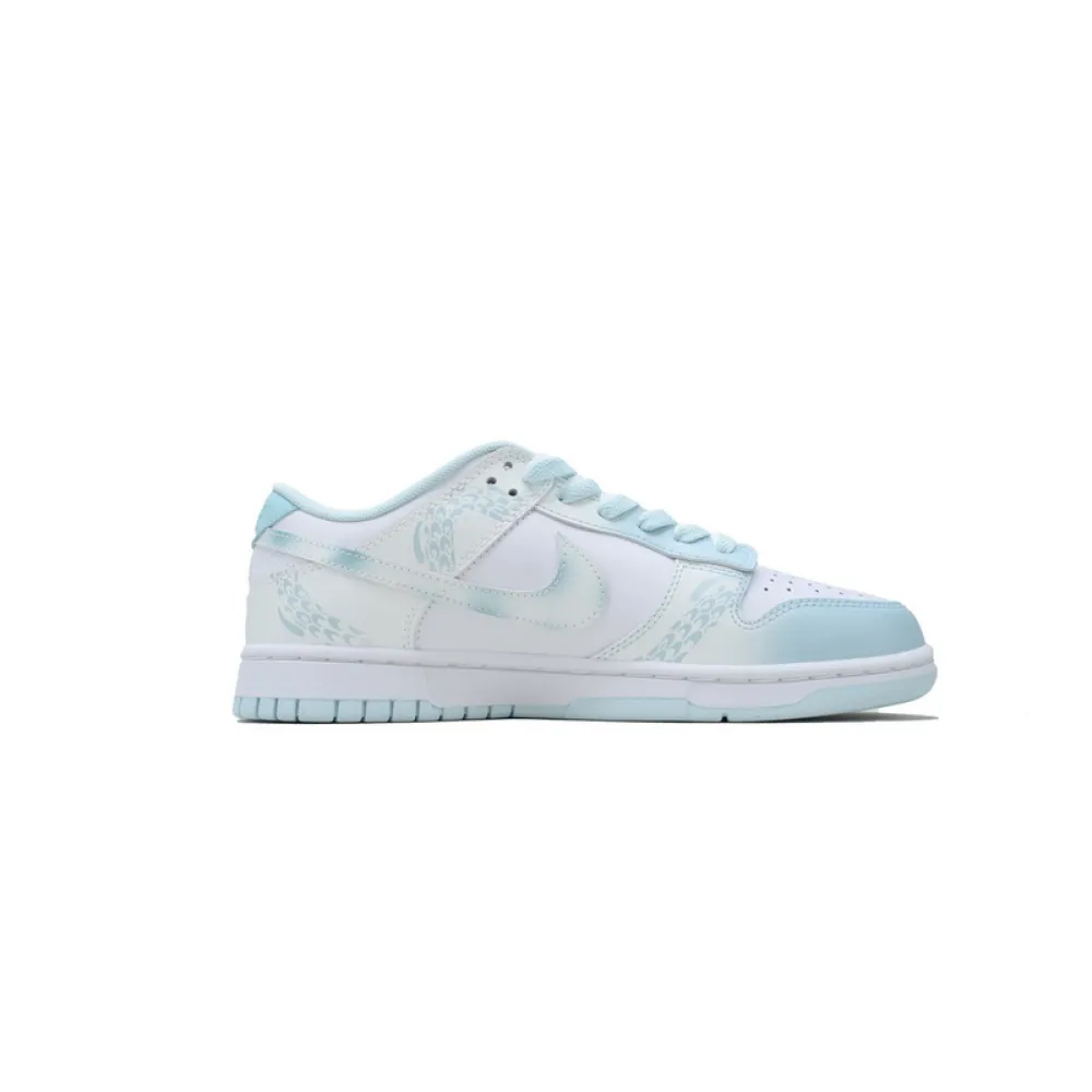 Nike Dunk Low Imperial Dragon Blue and White
