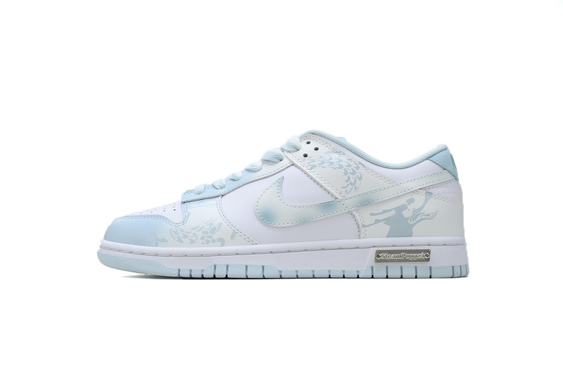 Nike Dunk Low Imperial Dragon Blue and White