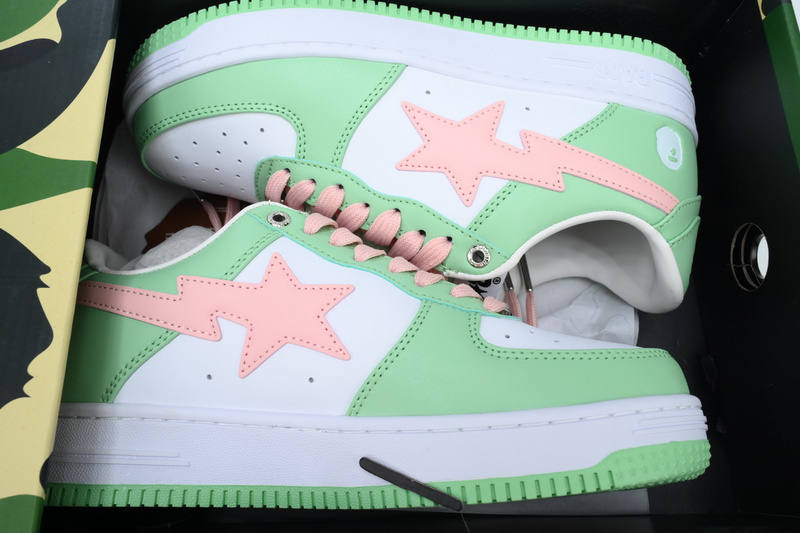 BP A BATHING APE Bape STA Green Pink