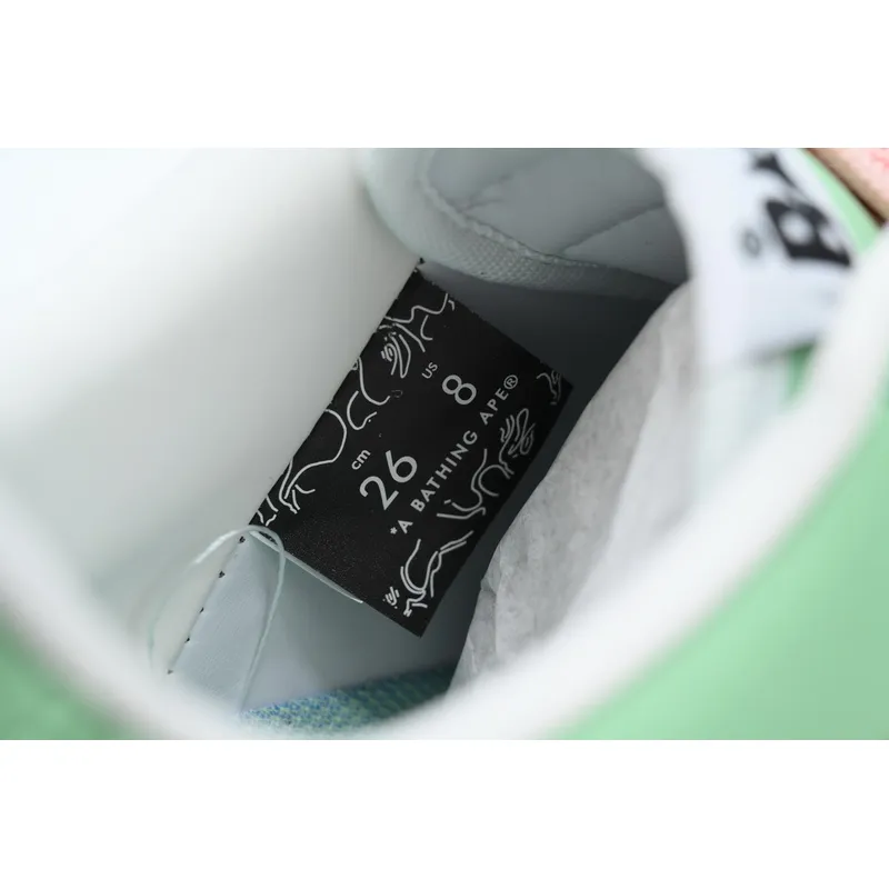 BP A BATHING APE Bape STA Green Pink