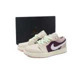 Q3 Air Jordan 1 Low SE GS 'Fur Swoosh'