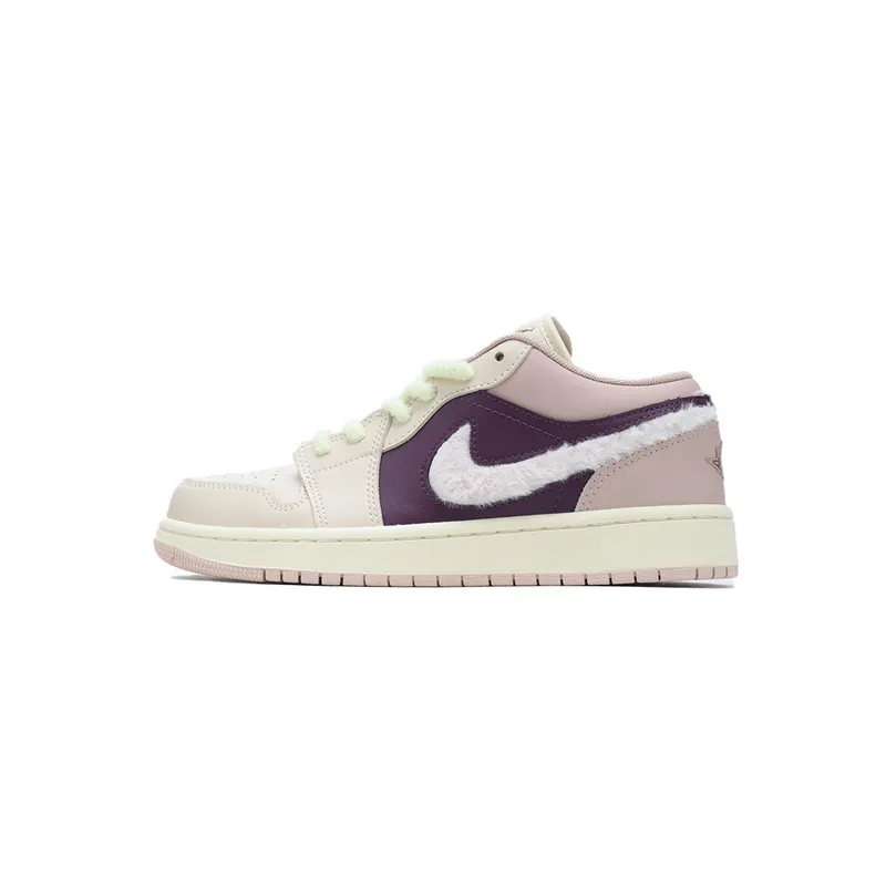 Q3 Air Jordan 1 Low SE GS 'Fur Swoosh'