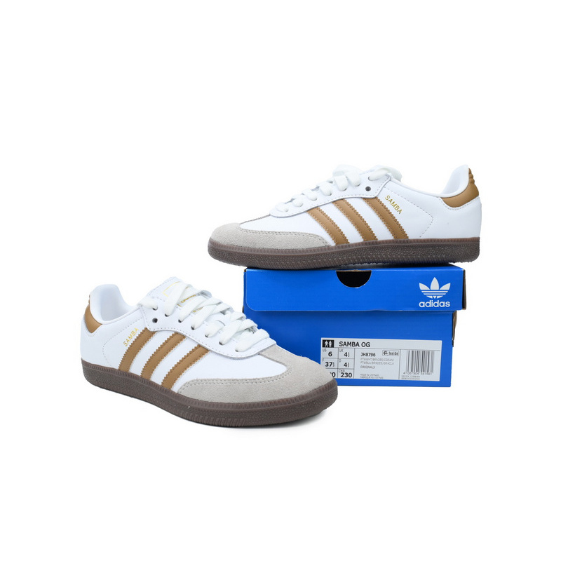 adidas Originals Samba OG 'Cloud White Brown Desert'