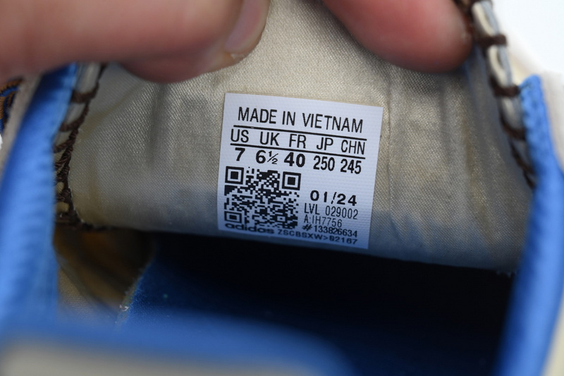 Wales Bonner x Samba Nylon 'Wonder Clay Royal Blue'