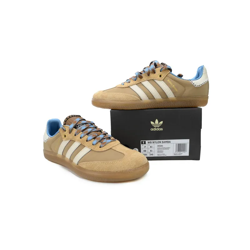 Wales Bonner x Samba Nylon 'Desert White'