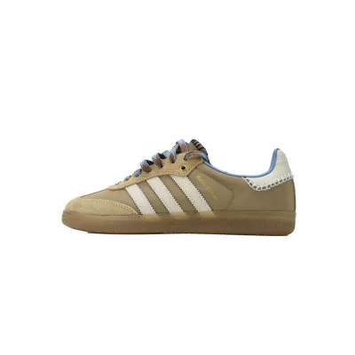 Wales Bonner x Samba Nylon 'Desert White' 01