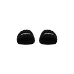 Balenciaga Furry Slide Black