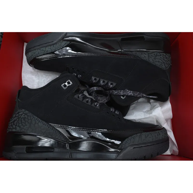 BS Air Jordan 3 Retro 'Black Cat'