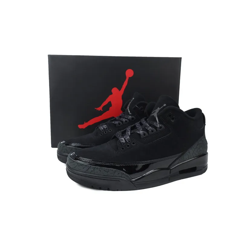 BS Air Jordan 3 Retro 'Black Cat'