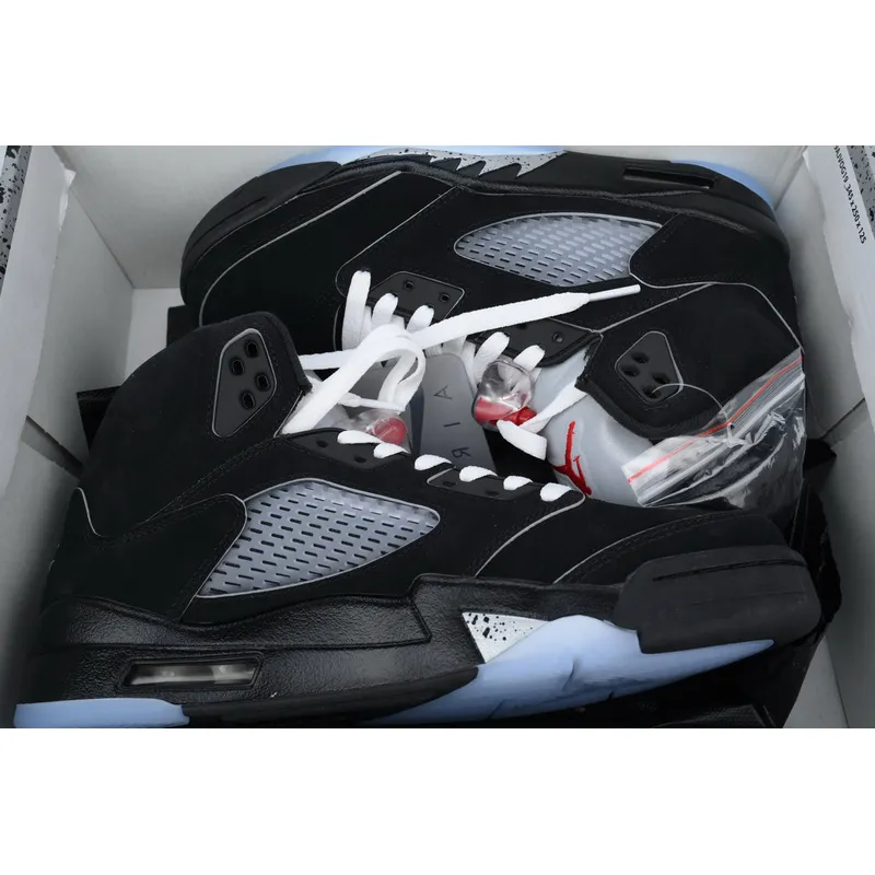OG Air Jordan 5 Black Metallic Reimagined