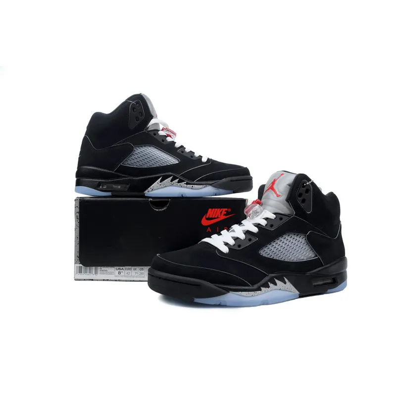 OG Air Jordan 5 Black Metallic Reimagined