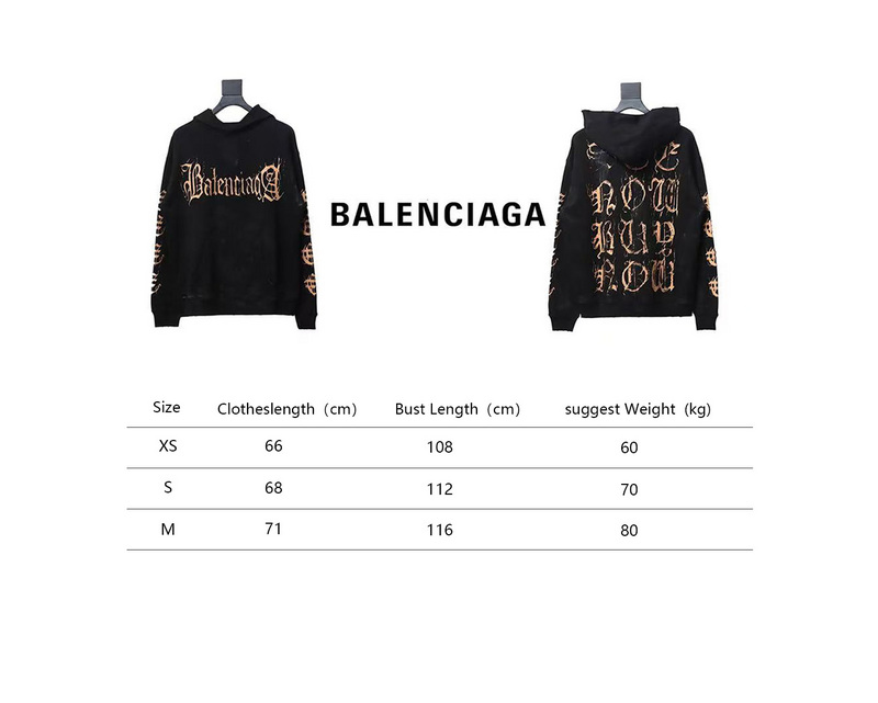 Balencigia Hoodie Free Shipping 10