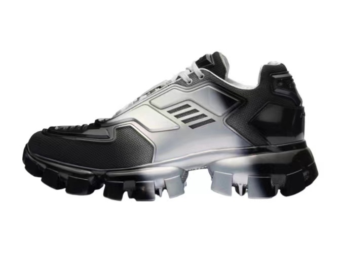 Prada Sneakers Black Gray White