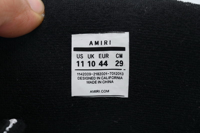 AMIRI White Black